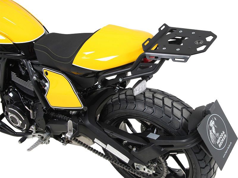 Hepco&Becker Topdrager Minirack zwart voor Ducati Scrambler 800 vanaf 2019 tot 2022