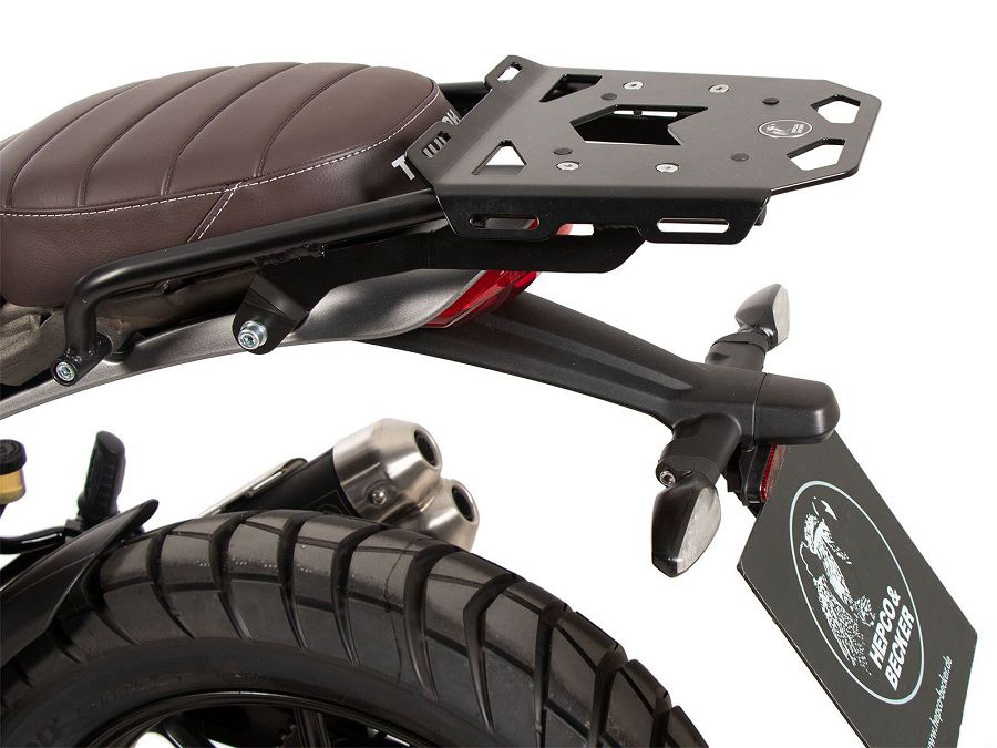 Hepco & Becker Topdrager minirack zwart voor Triumph Scrambler 400 X vanaf 2024