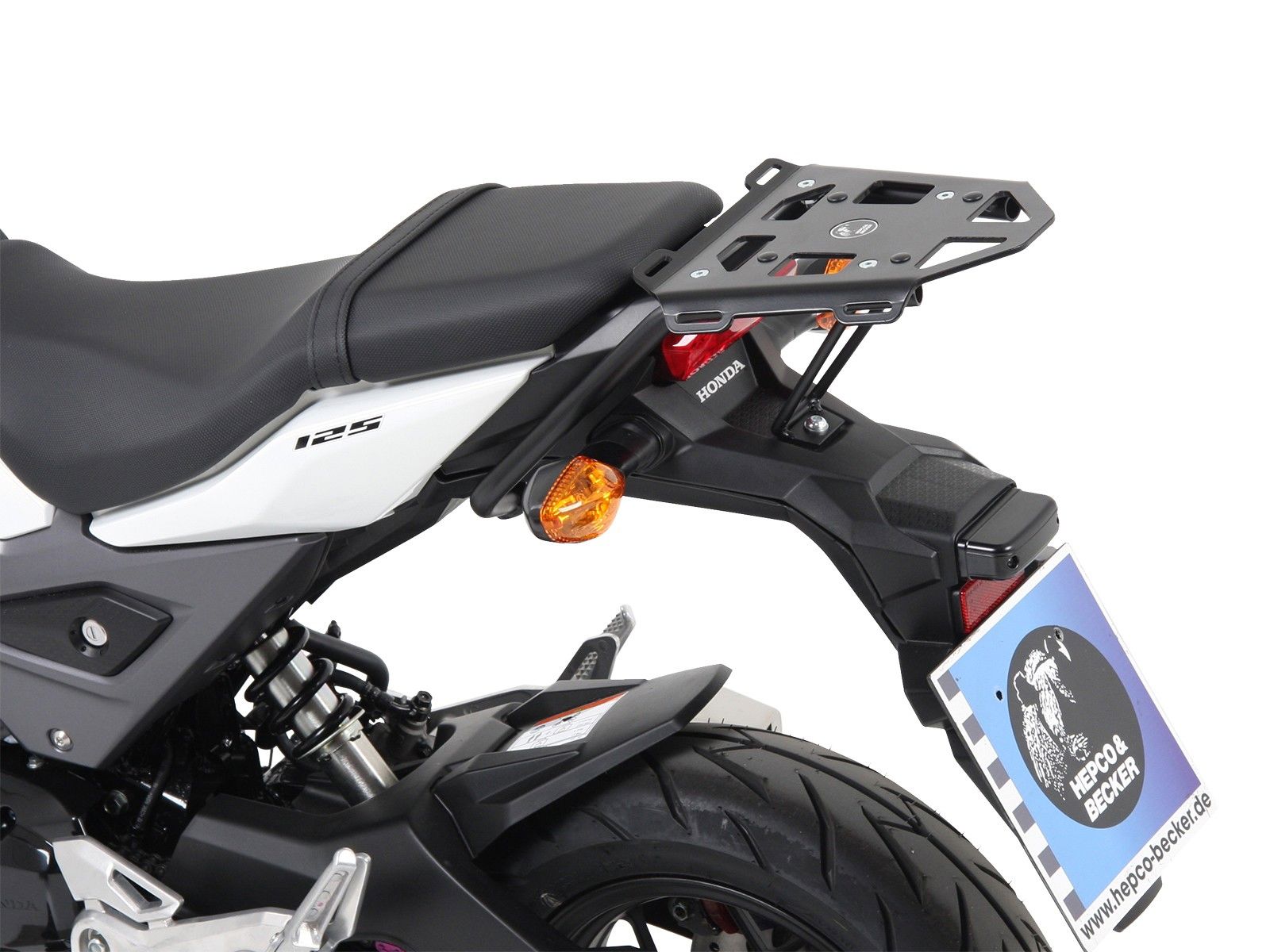 Hepco&Becker Topdrager Minirack zwart voor Honda MSX125 vanaf 2017 tot 2020