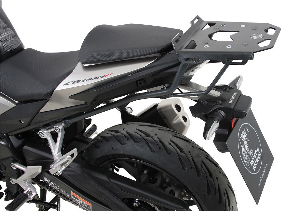 Hepco&Becker Topdrager Minirack antraciet voor Honda CBR500R vanaf 2019 tot 2023
