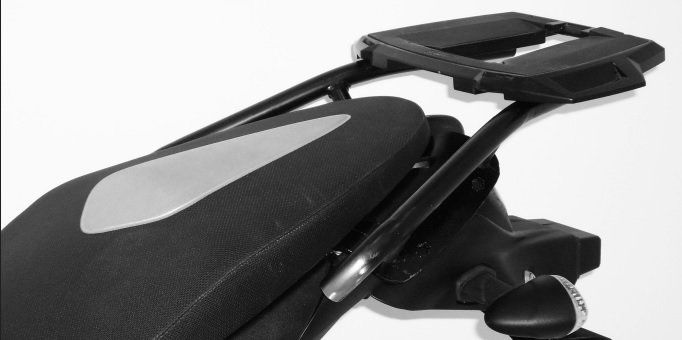 Hepco&Becker Topdrager Easyrack zwart voor Suzuki Gladius SFV650 vanaf 2009 tot 2016