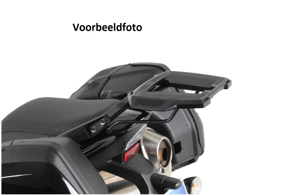 Hepco&Becker Topdrager Easyrack zwart voor Triumph TIGER 1050 vanaf 2007 tot 2012 (MONTAGE IN COMBINATIE ORIGINEEL KOFFERREK)