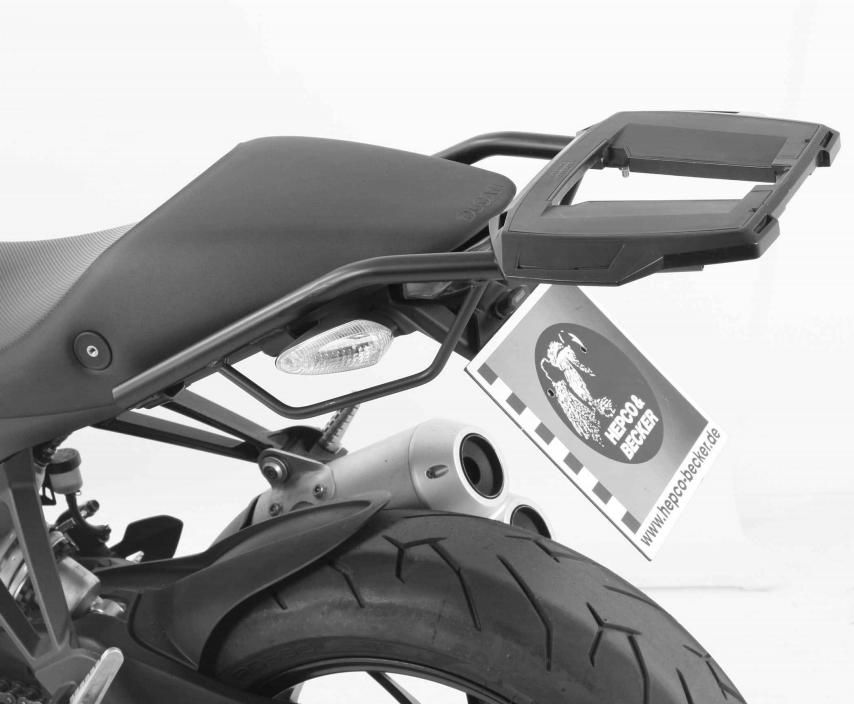Hepco&Becker Topdrager Easyrack zwart voor Ducati M1100 EVO vanaf 2011 tot 2013