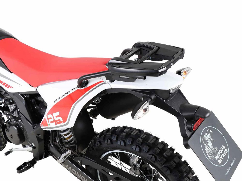 Hepco&Becker Topdrager Easyrack zwart voor Mondial SMX125 i Enduro/ Supermoto CBS vanaf 2019