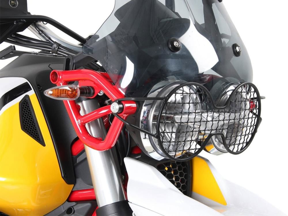 Hepco&Becker Koplamp grill voor Moto Guzzi V85TT vanaf 2019 tot 2023