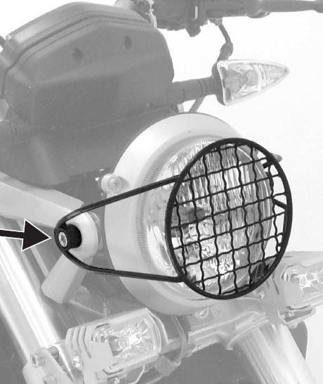 Hepco&Becker Koplamp grill voor BMW G650 Xcountry vanaf 2007