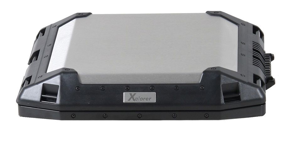 Hepco&Becker Deksel titanium voor Xceed 38Liter zijkoffer