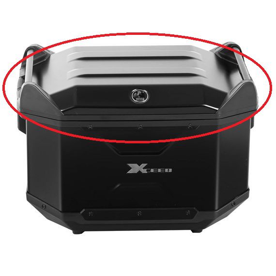 Hepco&Becker Deksel zwart voor Xplorer 40Liter zijkoffer