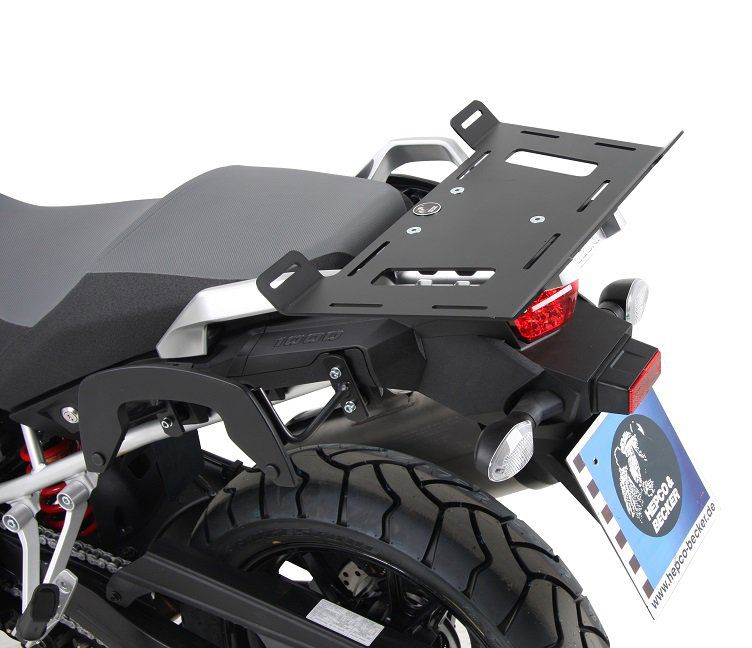 Hepco&Becker Topdragerverbreder zwart voor Suzuki DL1000 / XT vanaf 2014 tot 2019