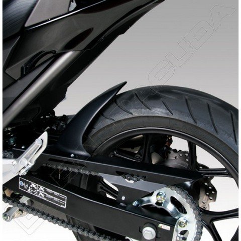 Barracuda Achterspatbord Honda NC700 / NC750 mat zwart + kettingkast alu zwart