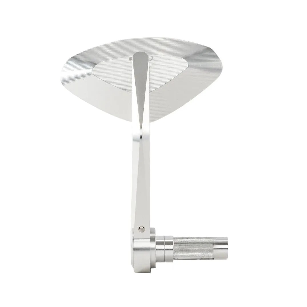 Puig Aluminium Stuureind Spiegel Hi-Tech 4 Zilver