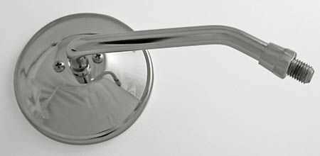 Chopper Spiegel round rechts Chrome per stuk
