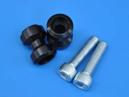 MP Bobbins alu zwart M10 set