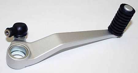Schakelhendel SUZUKI RF 600-900 SV 650 GSX-R 75088-99 GSX-R 1100 GSF 1200 TL1000 zilver