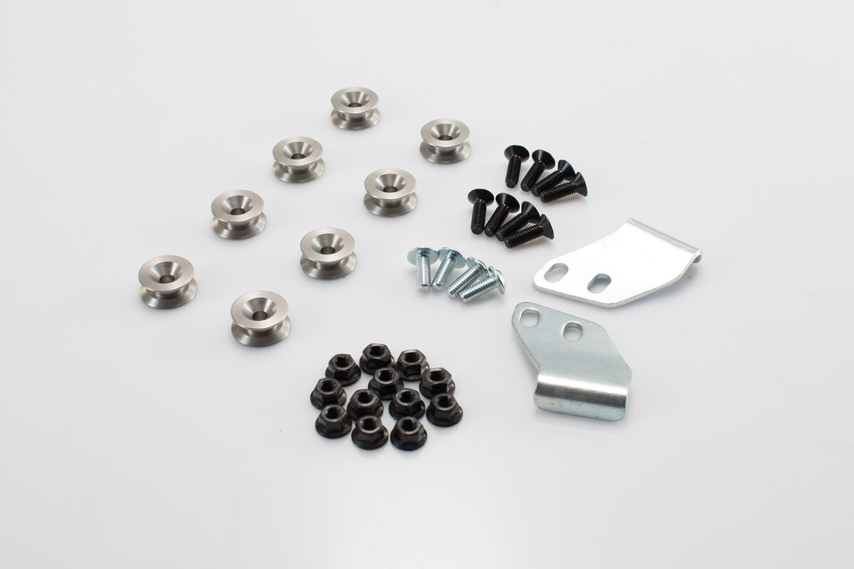 SW-Motech Adapter Kit Voor Montage Trax ADV / NANUK Zijkoffers Op SW-Motech Pro Zijkofferdrager