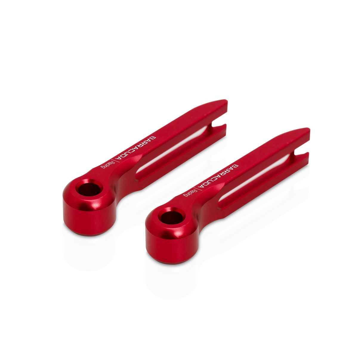 Barracuda Hevel Eindstukken Aluminum Rood
