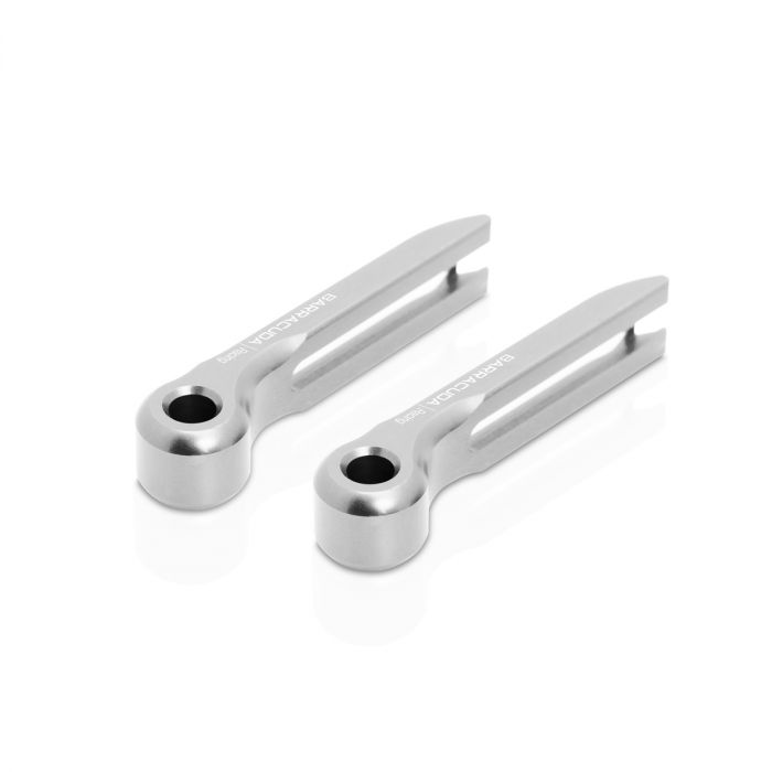 Barracuda Hevel Eindstukken Aluminum Zilver