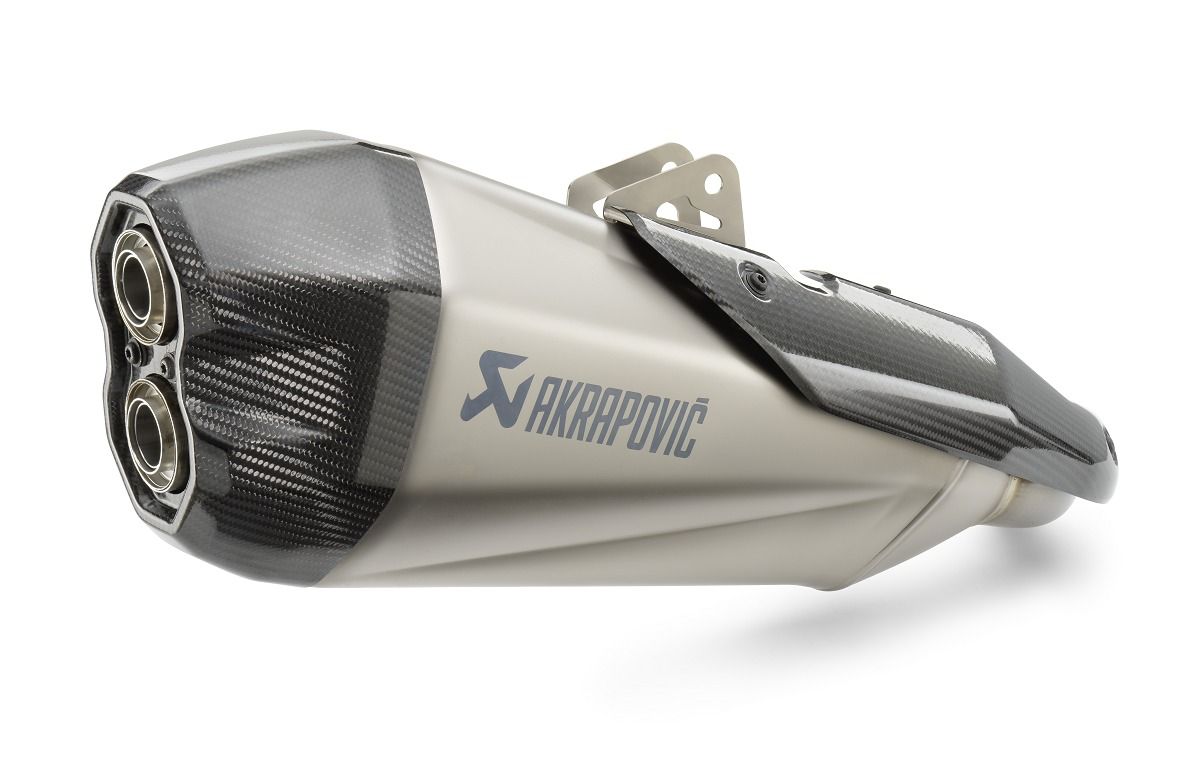 Akrapovic Uitlaat Carbon titanium slip-on KTM 990 Duke 2024