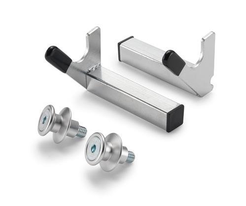 KTM Universeel V-adapter met Bussen Paddockstand Achterwiel