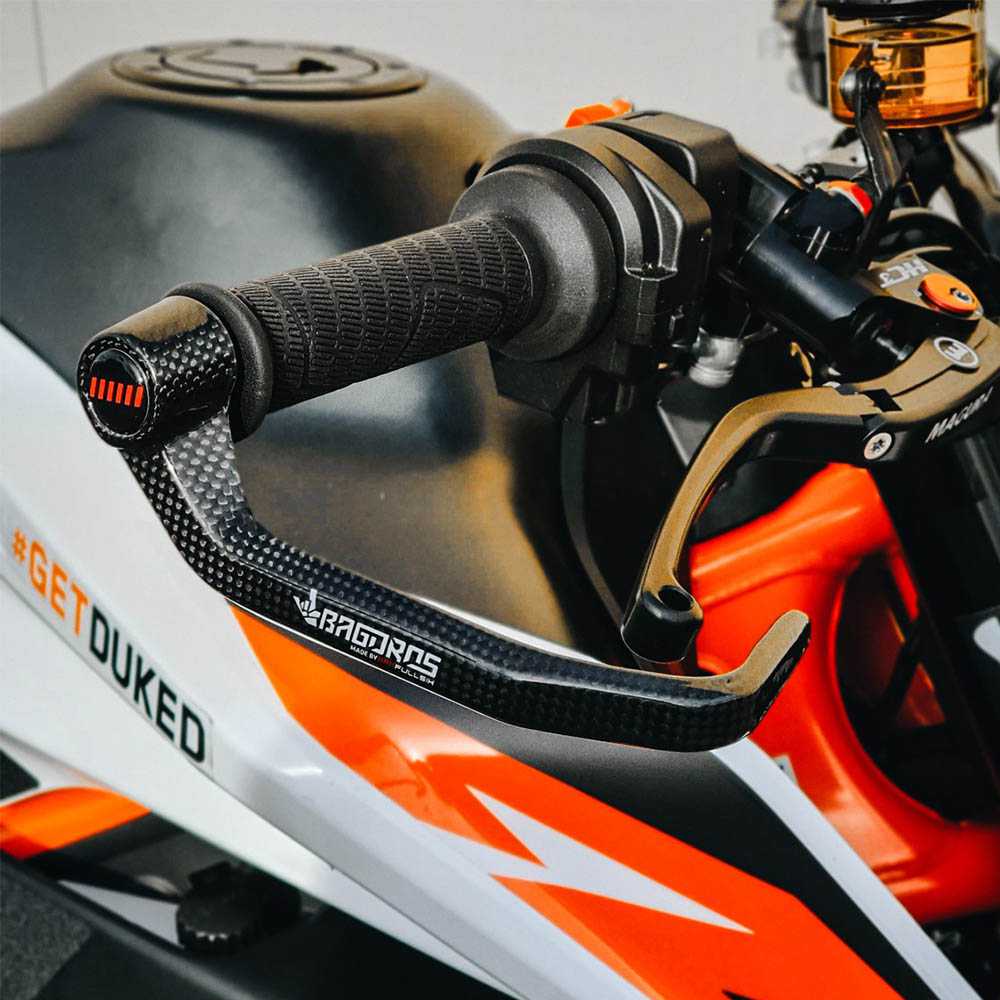 Bagoros Carbon Rem Hevel Protectie LEO  Voor Diverse Modellen KTM / Husqvarna / Yamaha