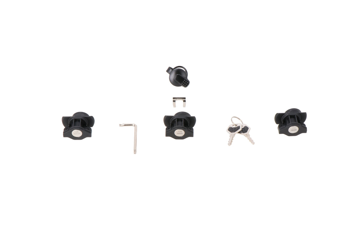 SW-Motech Slotset voor DUSC Topkoffer / Zijkoffer 3 Cilinders / 2 Sleutels