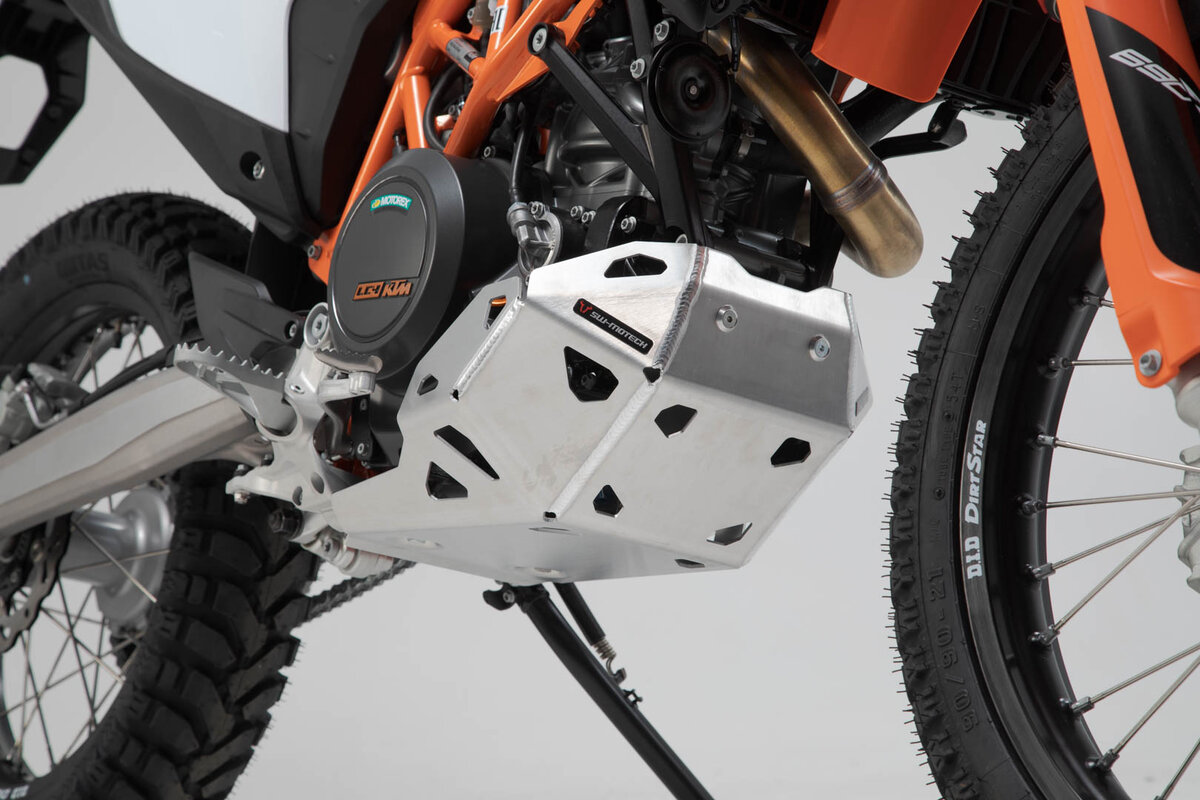 SW-Motech Carterbeschermer Zilver KTM 690 Enduro / R / 690 SMC R Vanaf 2019
