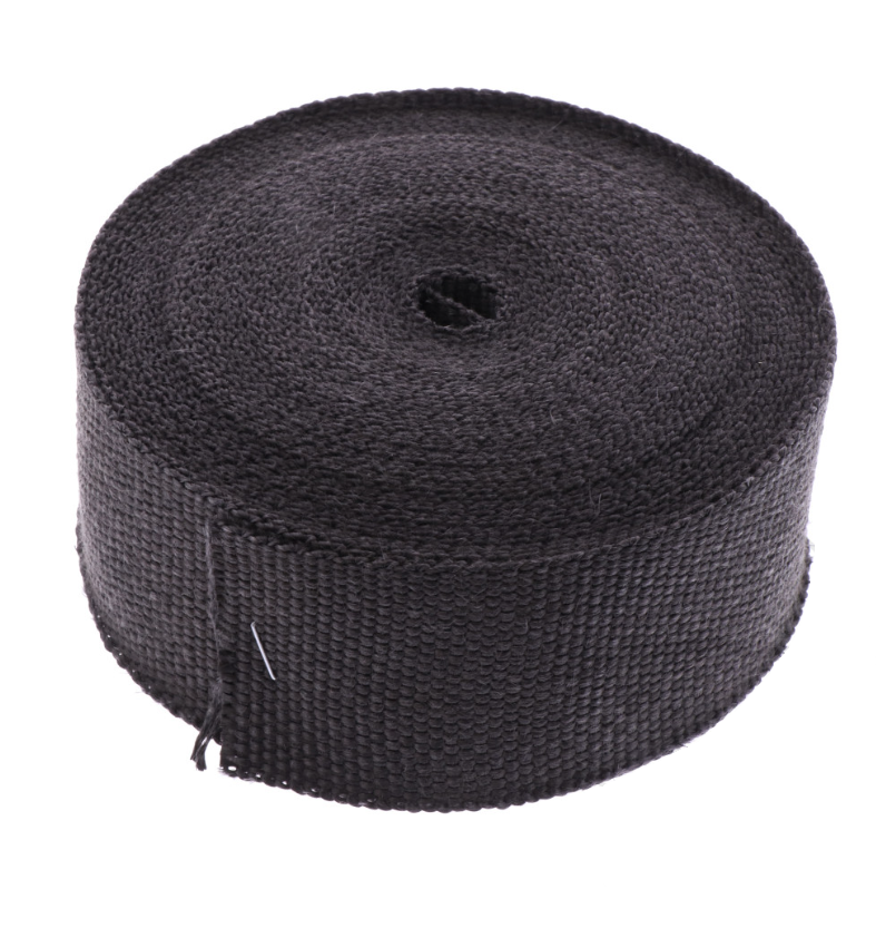 Uitlaat tape zwart 10 m x 50 mm x 2 mm