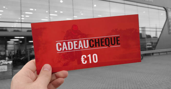 Cadeaubon 10 euro voor Motorcorner & Motorcenter Venlo
