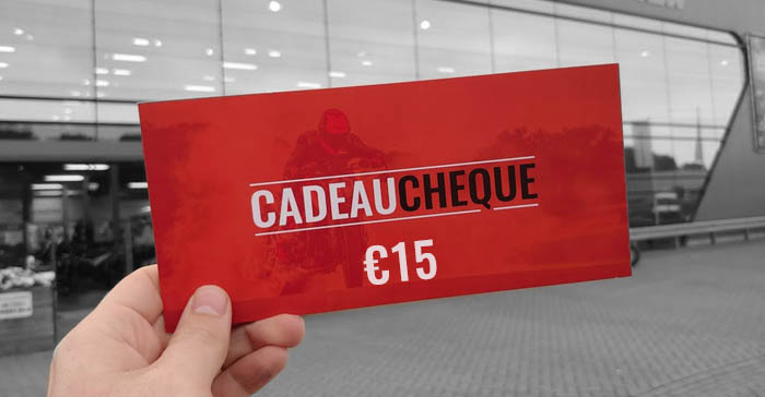 Cadeaubon 15 euro voor Motorcorner & Motorcenter Venlo