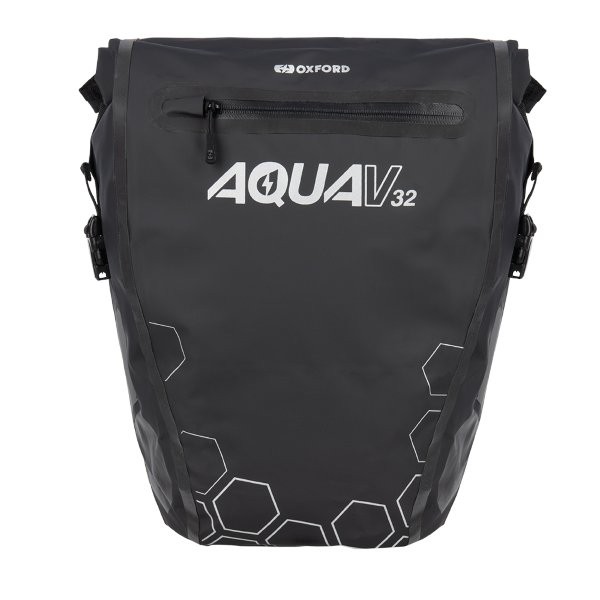 Oxford Aqua v32 fietstassen 32 Liter Zwart