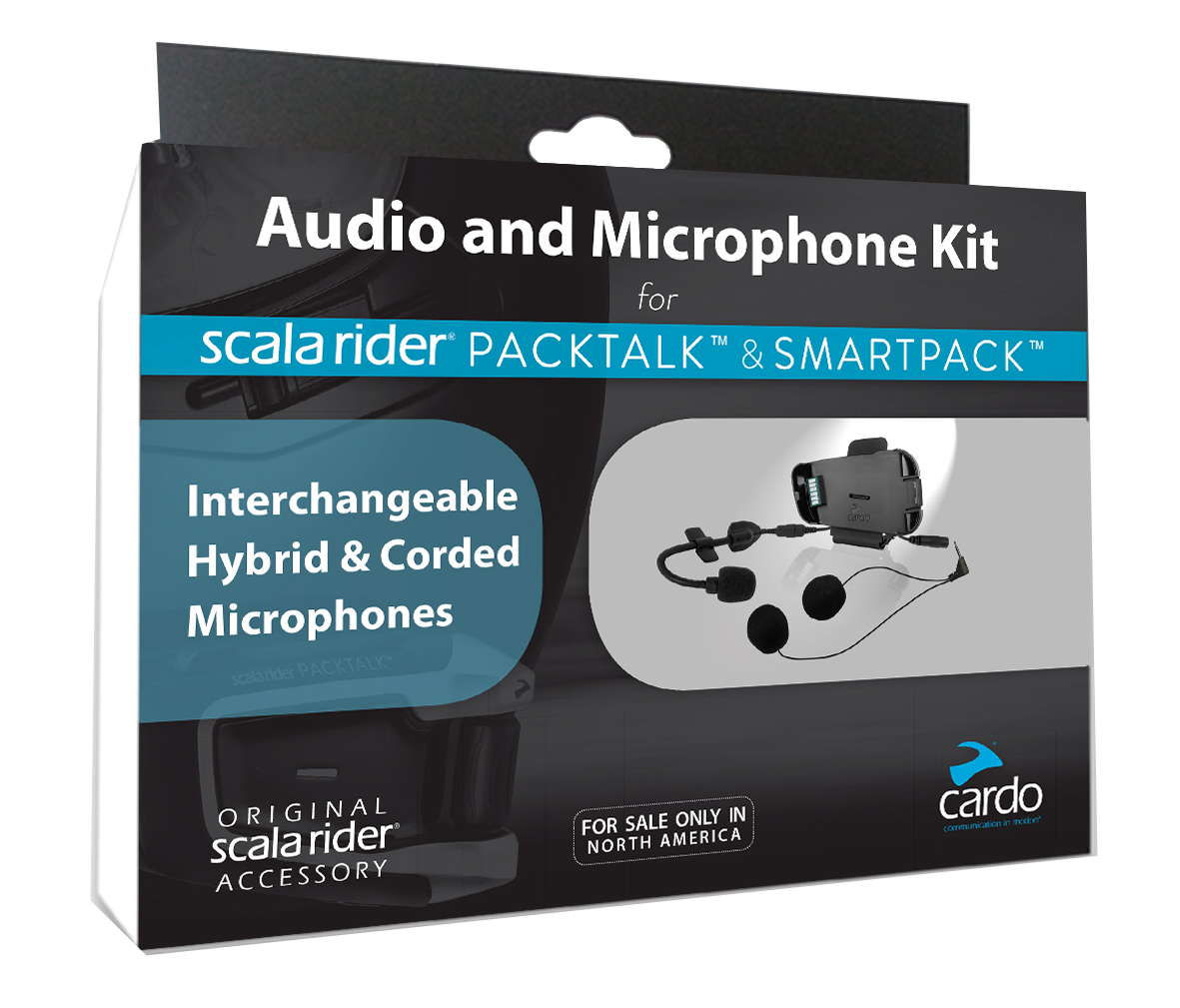 Cardo Audio Kit voor Packtalk Communicatiesystemen