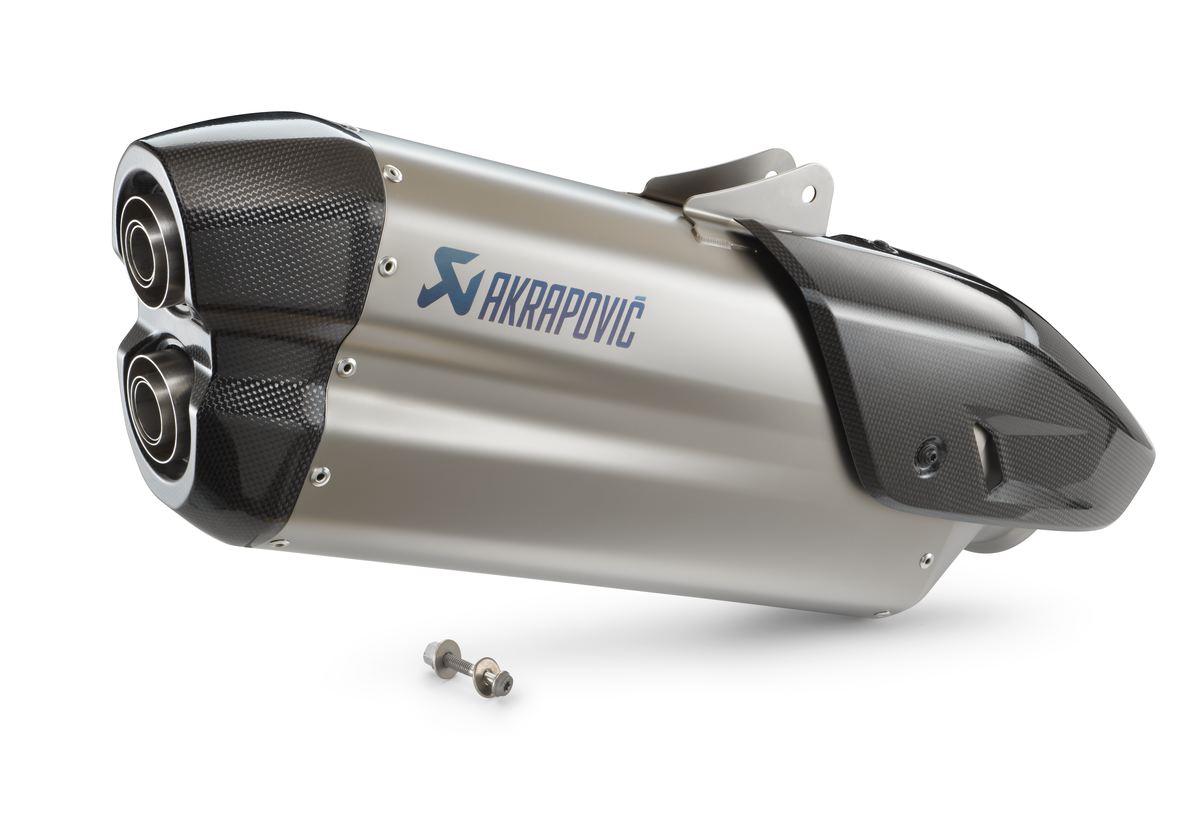 Akrapovic Uitlaat Titanium slip-on KTM 1290 Adventure  R / S vanaf 2021