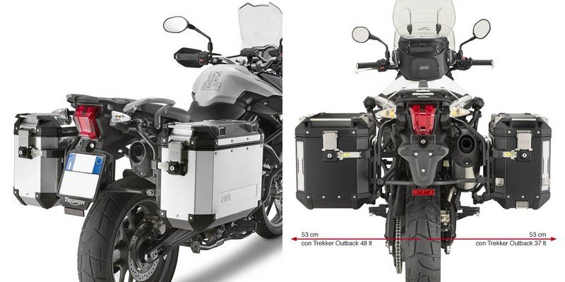 Givi PL6401CAM Zijkofferrek Triumph Tiger 800 / 800 XC / 800 XR 2011-2017