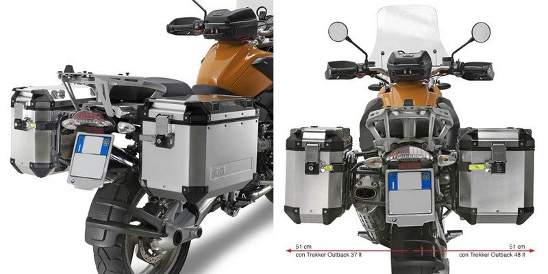 Givi PL684CAM Zijkofferrek BMW R 1200 GS / R 1200 GS Adventure