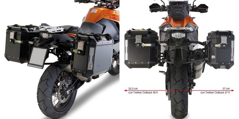 Givi PL7705CAM Zijkofferrek KTM 1050 / 1090 / 1190 / 1290 Super Adventure / R / S