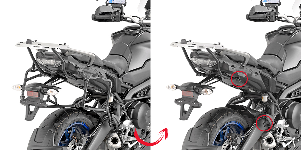 Givi PLR2139 Monokey Zijkofferrek Yamaha Tracer 900 / Tracer 900 GT 2018-2020