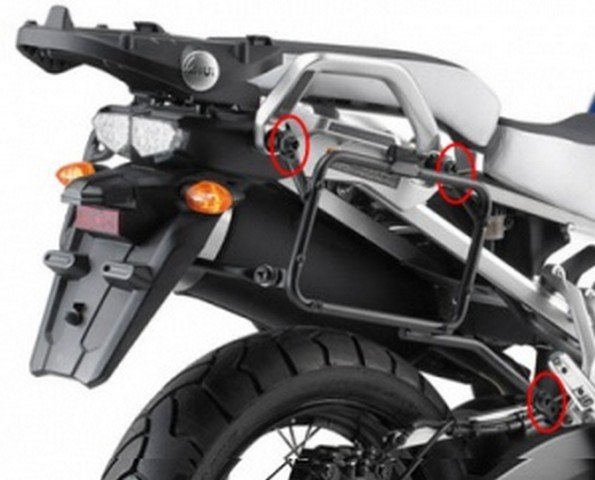 Zijkofferrek Yamaha XT1200Z van GIVI voor Monokey koffer