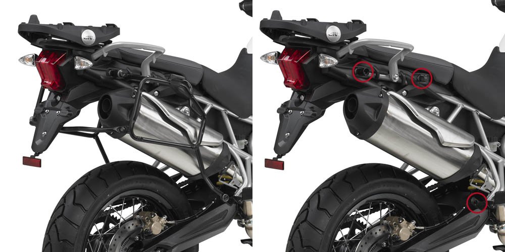 Givi PLR6409 Zijkofferrek Triumph Tiger 800 / 800 XC / 800 XR 2011-2017