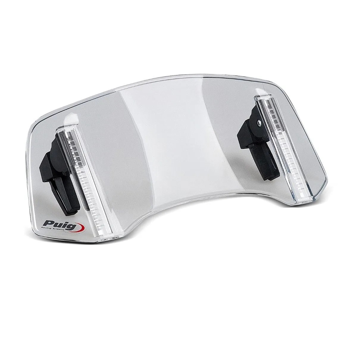 Puig Verstelbaar Opzet Ruitje 2.0 Clip-On Licht Getint 300 x 130 MM