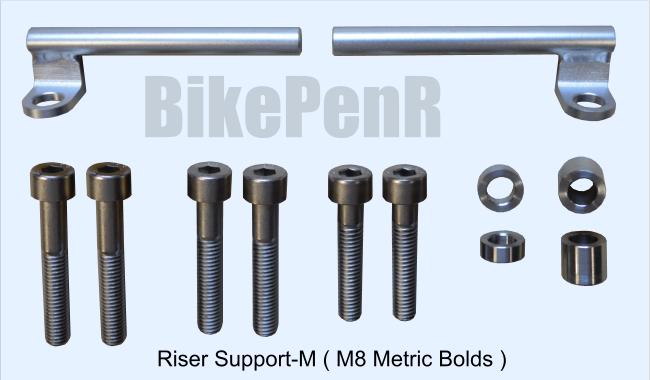 BikePenR Riser support M8 bouten