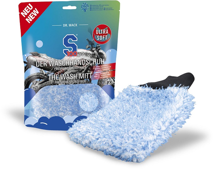 S100 `De´ motorfiets washandschoen