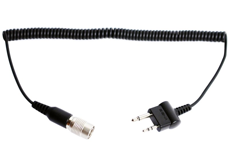 Sena 2-WAY SR10 RADIO CABLE rechte type voor MIDLAND en ICOM TWIN-PIN CONNECTOR  SC-A0117