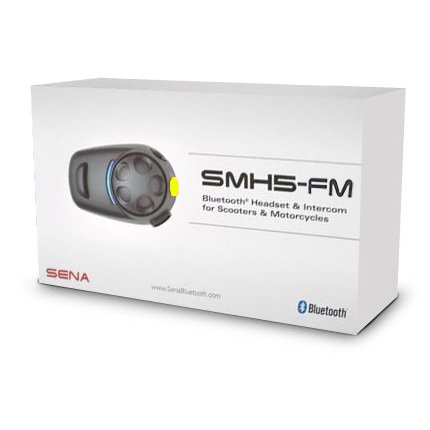 Sena SMH5-FM Bluetooth intercom headset Single + FM-Tuner