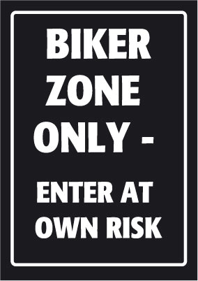Parkeerbord Biker Zone