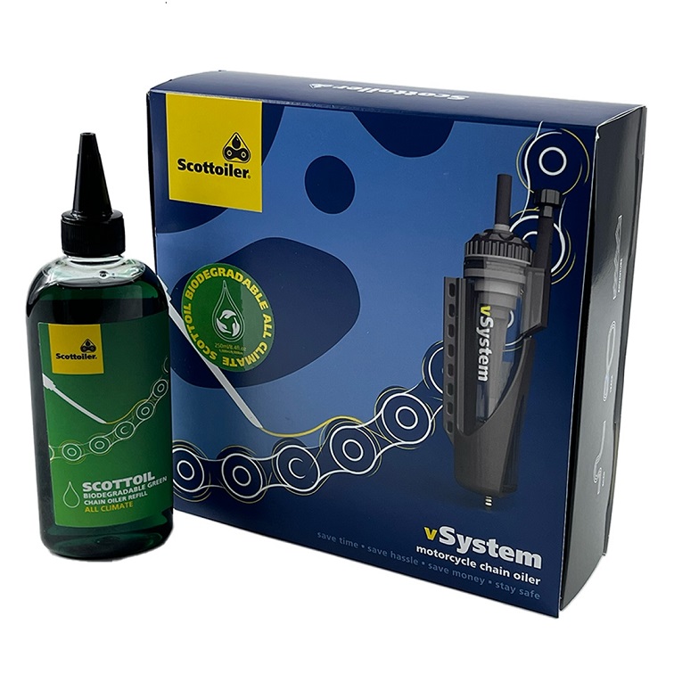 Scottoiler Bio vSystem Vacuum Kettingsmeersysteem universeel voor montage op motorfietsen