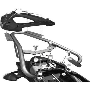 Givi SR121M Topkofferdrager Suzuki Gladius 650 09-16