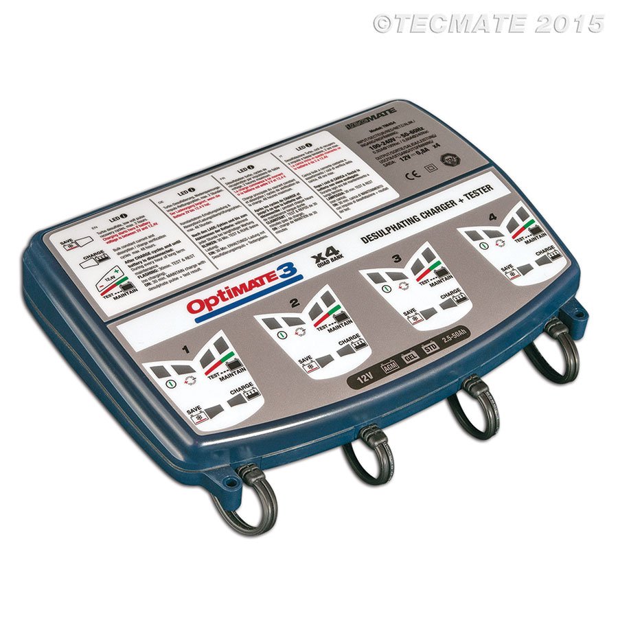 Optimate 3 x 4 Acculader / druppellader 12 volt TM454