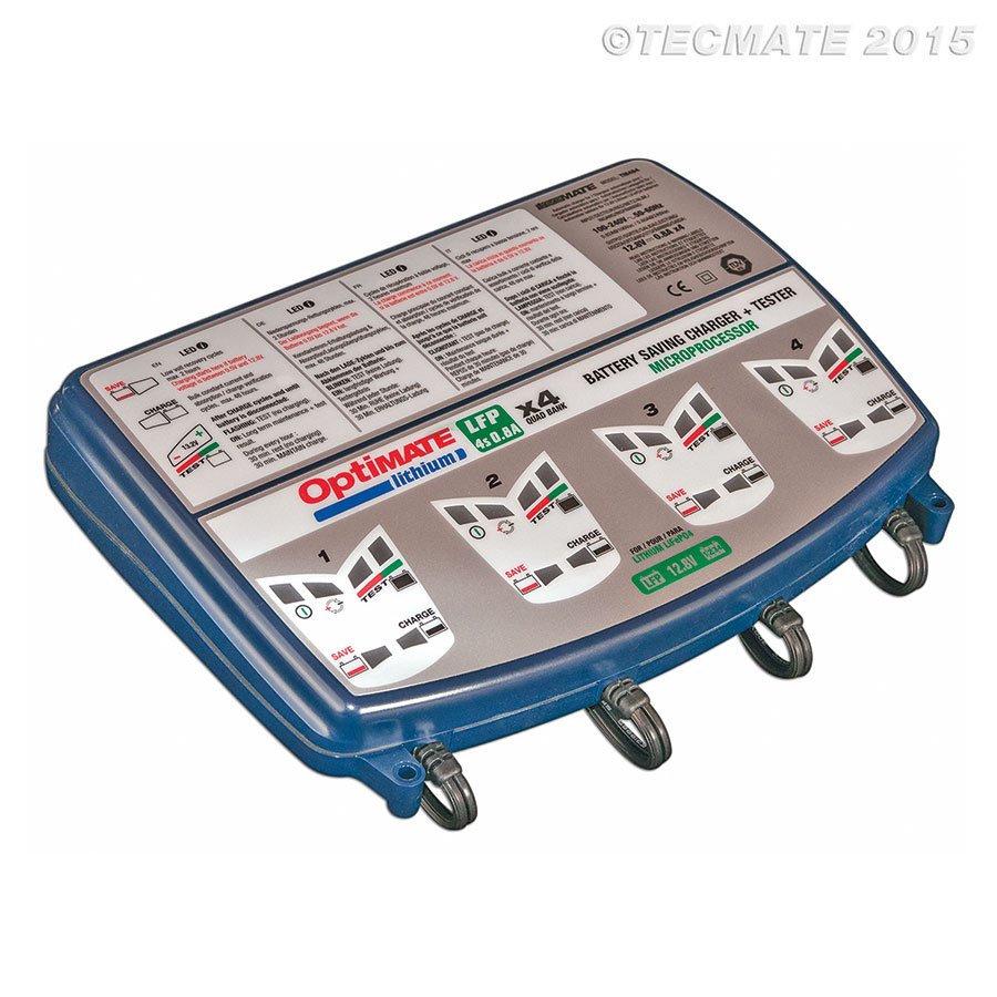Optimate Lithium TM484 Acculader / druppellader 12Volt 0.8A x 4