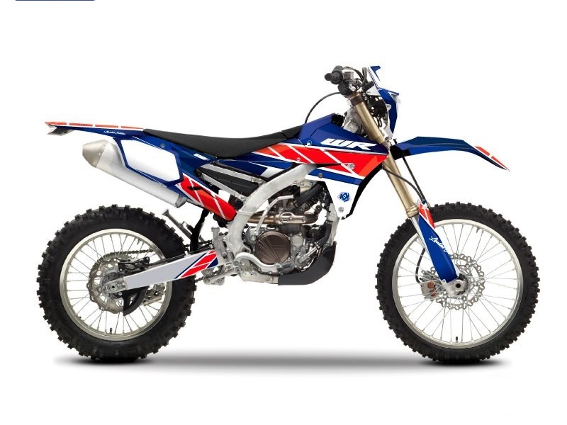 Kitgraphik Sticker set  Frankrijk Wereldkampioen 2018 voor Yamaha WRF 250 bouwjaar 2010