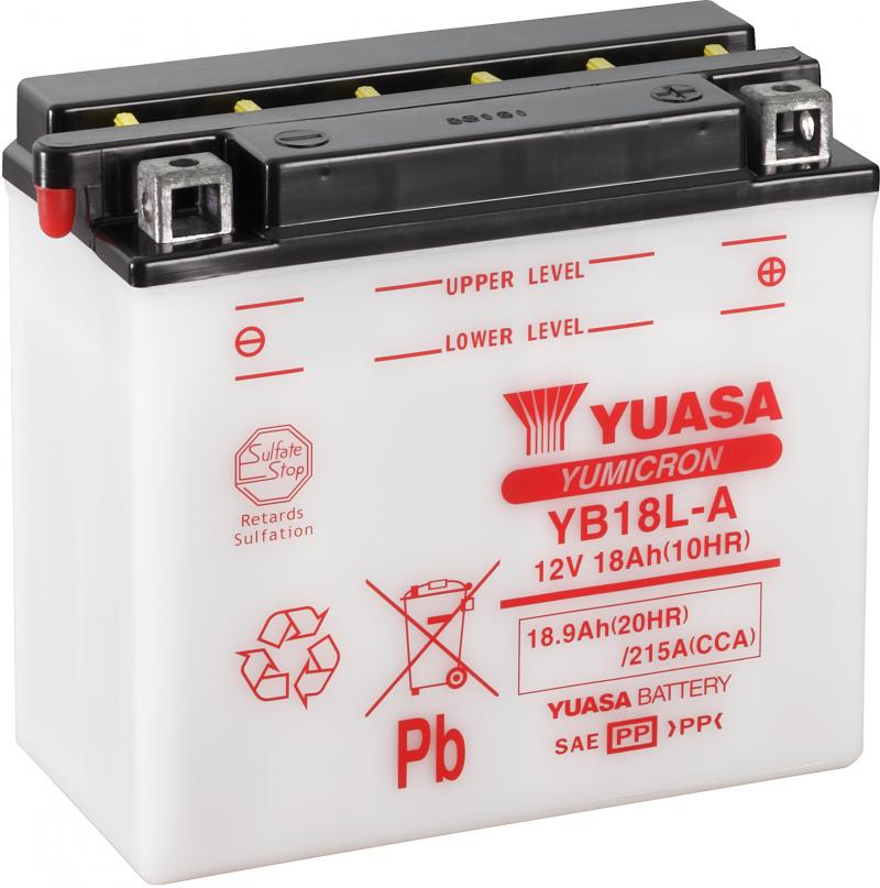 Yuasa Accu YB18L-A motorfiets accu (zonder zuur)